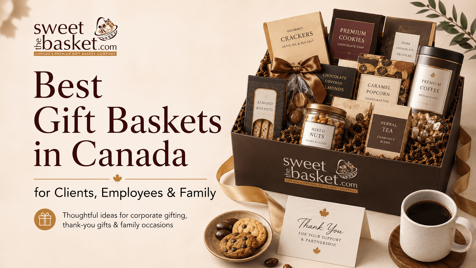 Best Gift Baskets in Canada for Clients, Employees & Family