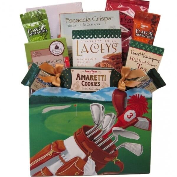 Golfer's Tee-Time Gift Basket