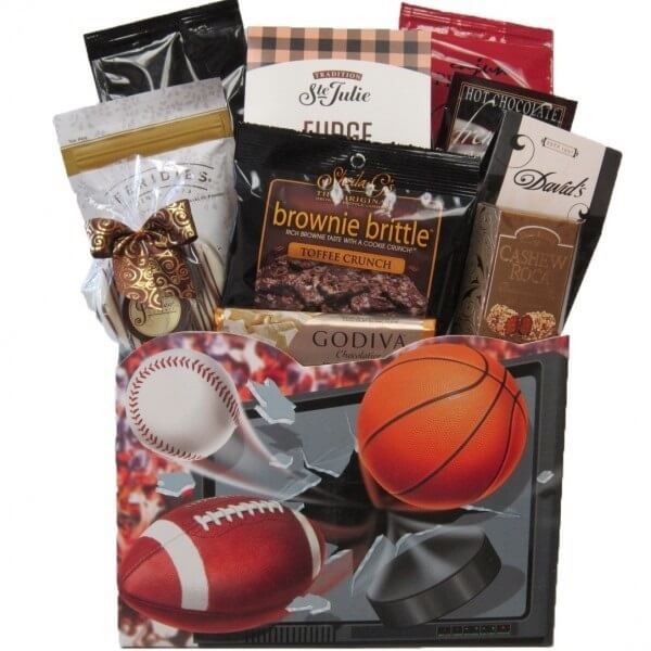 Nuts About Sports Gift Basket