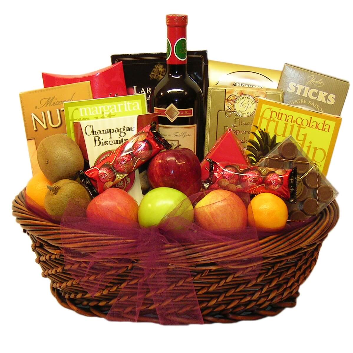 Fruit and Gourmet Extravaganza Gift Basket