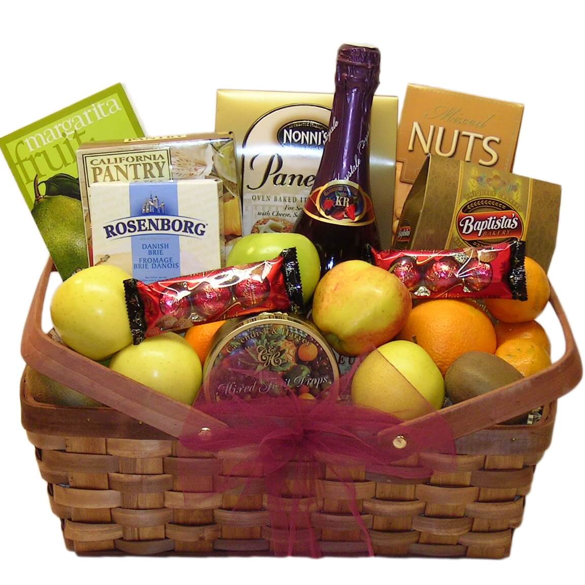 Fruit and Gourmet Feast Gift Basket