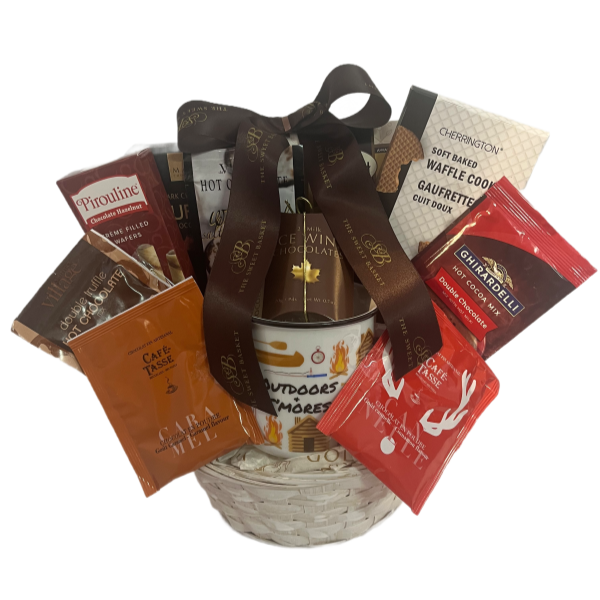 Hot Chocolate & Cookies basket
