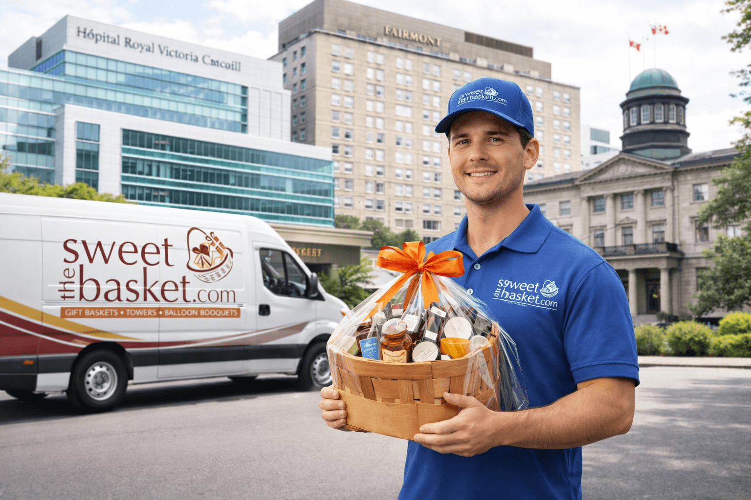 The Sweet Basket Delivery to hospitals, hotels and Universities