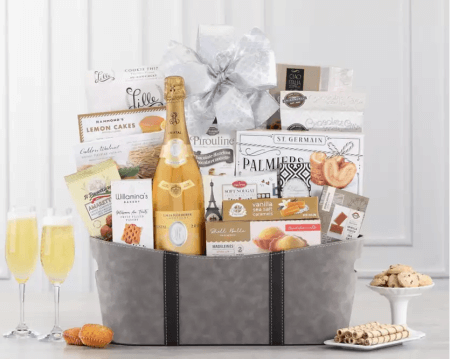 Panier au champagne Cristal de Louis Roederer