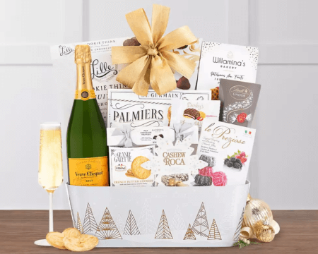 Panier au Champagne Veuve Cliquot