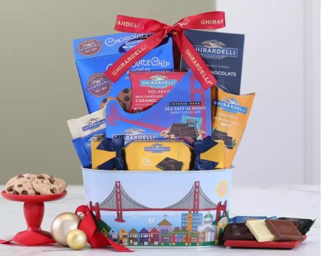 Boite-cadeau des Fêtes Ghirardelli