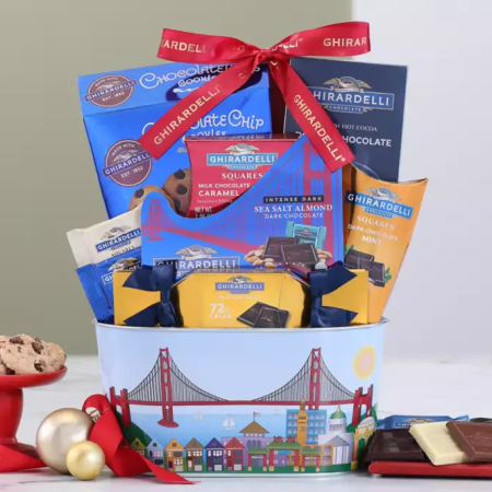 Boite-cadeau des Fêtes Ghirardelli